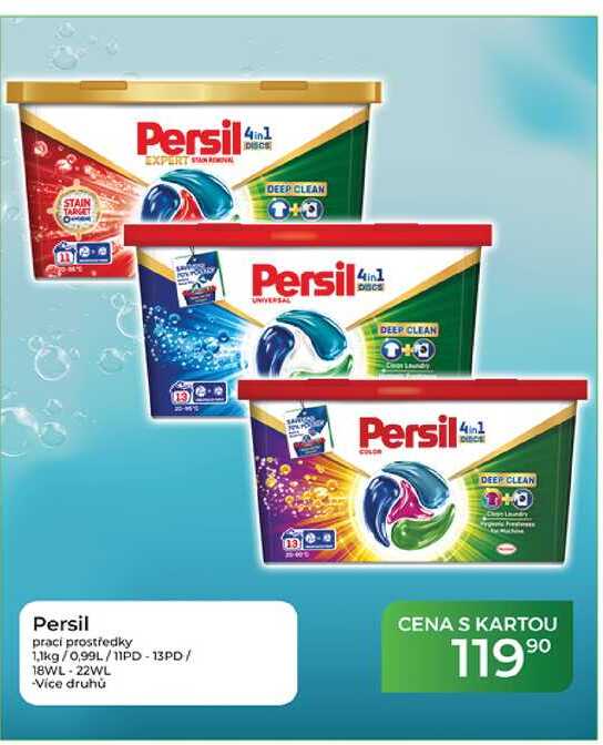 Persil praci prostředky 1.1kg/0,99L/11PD-13PD/ 18WL-22WL  