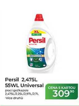 Persil 2,475L 55WL Universal praci gel/kapsle 2.475L/2.25/2.97/2.7L 