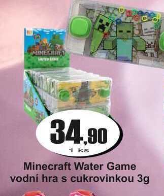 Minecraft Water Game vodní hra s cukrovinkou 3g