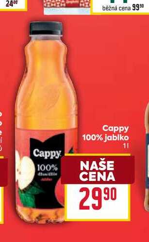 Cappy 100% jablko 1l