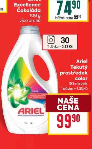 Ariel Tekutý prostředek color 30 dávek