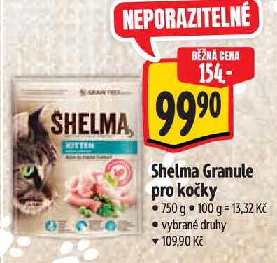 Shelma Granule pro kočky, 750 g 