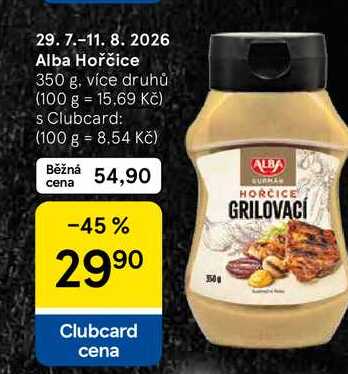 Alba Hořčice, 350 g, více druhů
