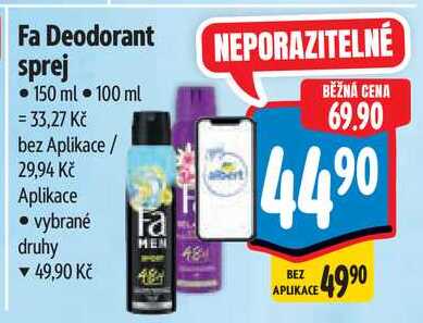 Fa Deodorant sprej, 150 ml 