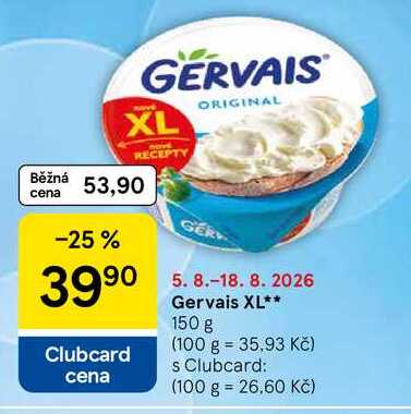 Gervais XL, 150 g