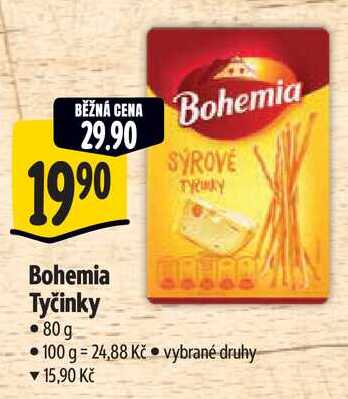 Bohemia Tyčinky, 80 g