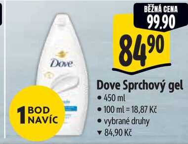 Dove Sprchový gel, 450 ml