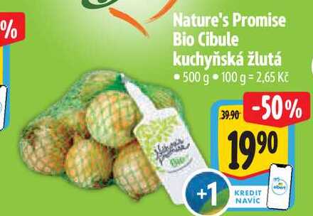 Nature's Promise Bio Cibule kuchyňská žlutá, 500 g