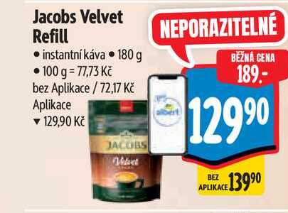 Jacobs Velvet Refill, 180 g 