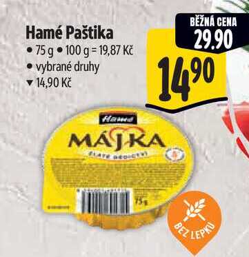 Hamé Paštika, 75 g