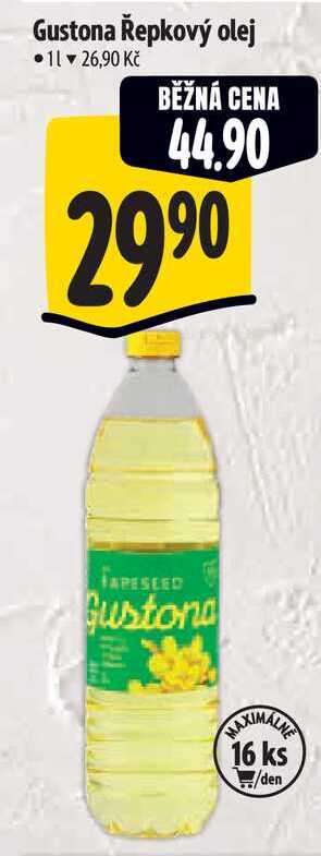Gustona Řepkový olej, 1 l