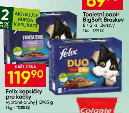 Felix kapsičky pro kočky vybrané druhy 12×85 g