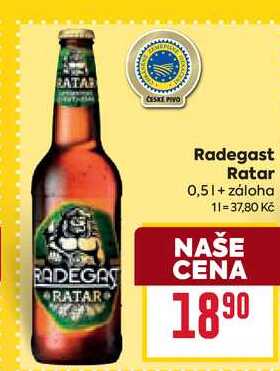 Radegast Ratar 0,5l