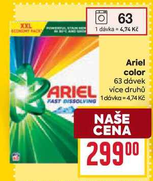 Ariel color 63 dávek