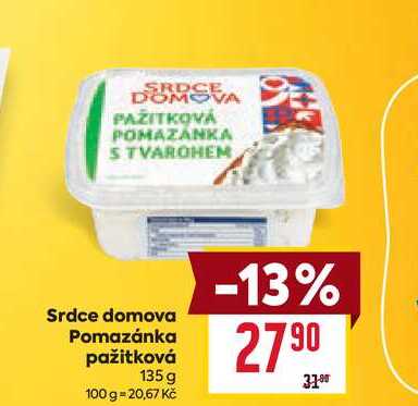 Srdce domova Pomazánka pažitková 135 g