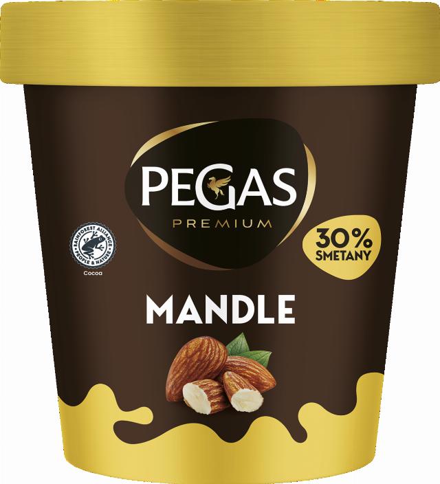 Pegas Premium Zmrzlina s mandlemi