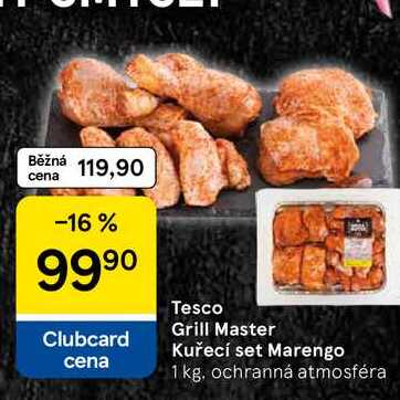 Tesco Grill Master Kuřecí set Marengo, 1 kg 