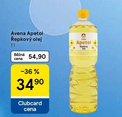 Avena Apetol Řepkový olej, 1 l 