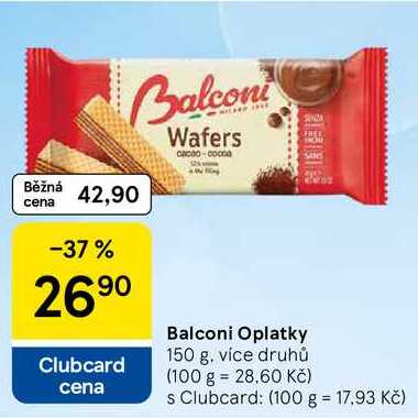 Balconi Oplatky, 150 g
