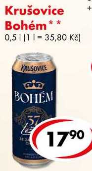 Krušovice Bohém, 0,5 l