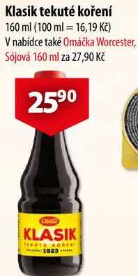 Klasik tekuté koření, 160 ml  