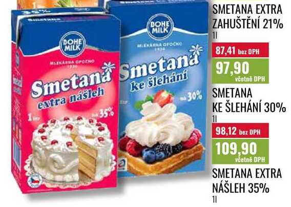SMETANA EXTRA NÁŠLEH 35%, 11 