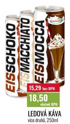 LEDOVÁ KÁVA, více druhů, 250ml