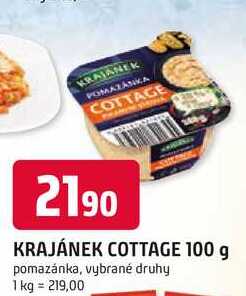 KRAJÁNEK COTTAGE 100 g pomazánka