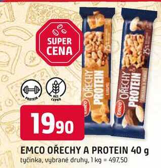 EMCO OŘECHY A PROTEIN 40 g