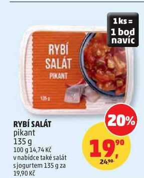 RYBÍ SALÁT pikant, 135 g 