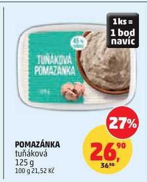 POMAZÁNKA tuňáková, 125 g