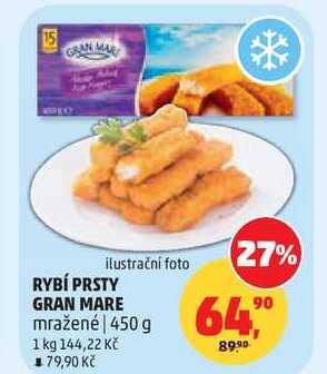 RYBÍ PRSTY GRAN MARE mražené, 450 g