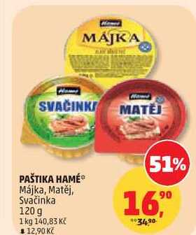 PAŠTIKA HAMÉ Májka, 120 g