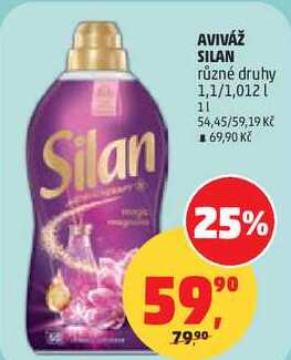 AVIVÁŽ SILAN různé druhy, 1,1/1,012 l