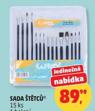 SADA ŠTĚTCŮ, 15 ks 