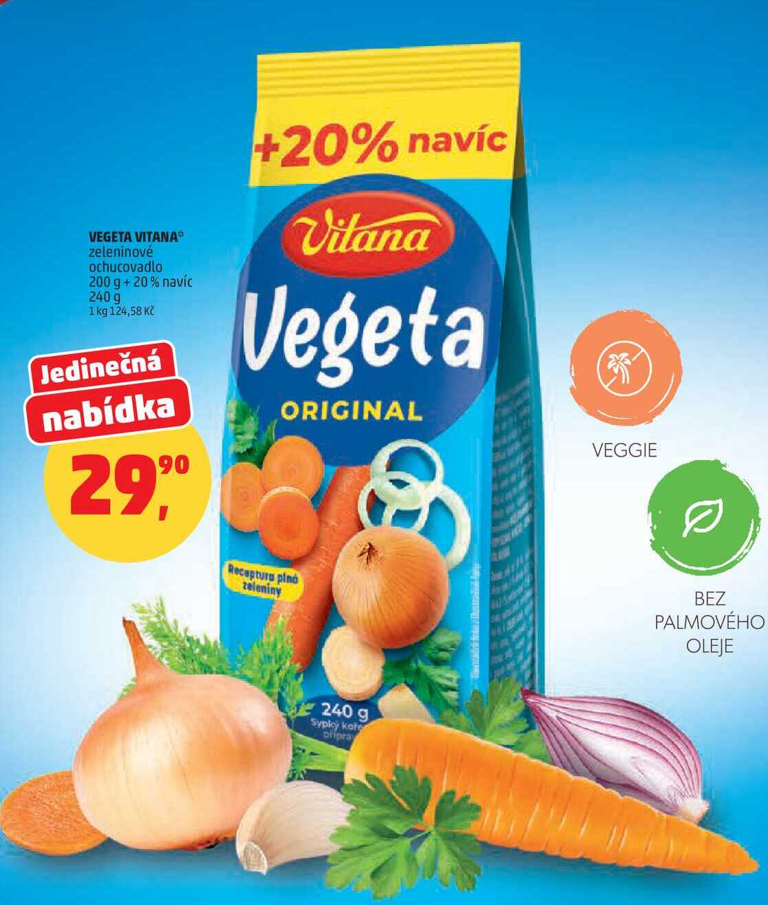 VEGETA VITANA zeleninové ochucovadlo, 200 g +20% navíc 240 g