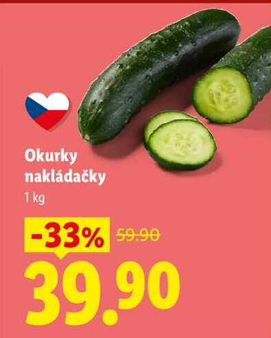Okurky nakládačky, 1 kg