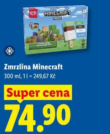 MINECRAFT Zmrzlina Minecraft, 300 ml