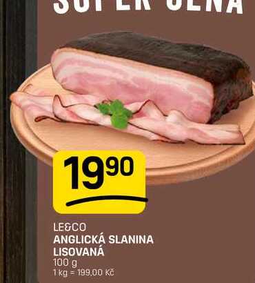 ANGLICKÁ SLANINA LISOVANÁ 100 g
