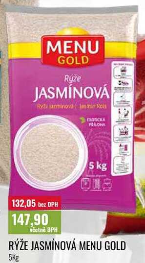 RÝŽE JASMÍNOVÁ MENU GOLD, 5Kg 