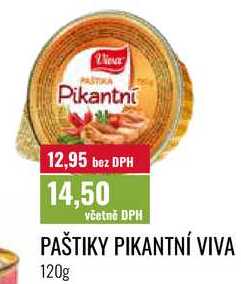 PAŠTIKY PIKANTNÍ VIVA, 120g 
