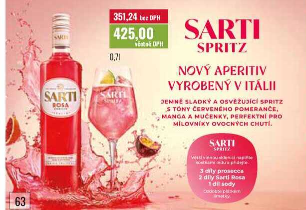 SARTI SPRITZ 0,7l
