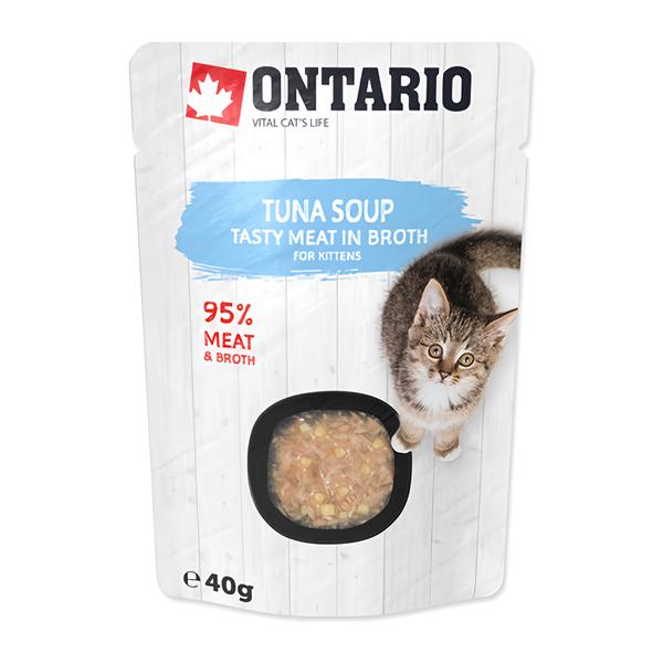 Ontario Kapsička pro koťata - tuňáková polévka se zeleninou