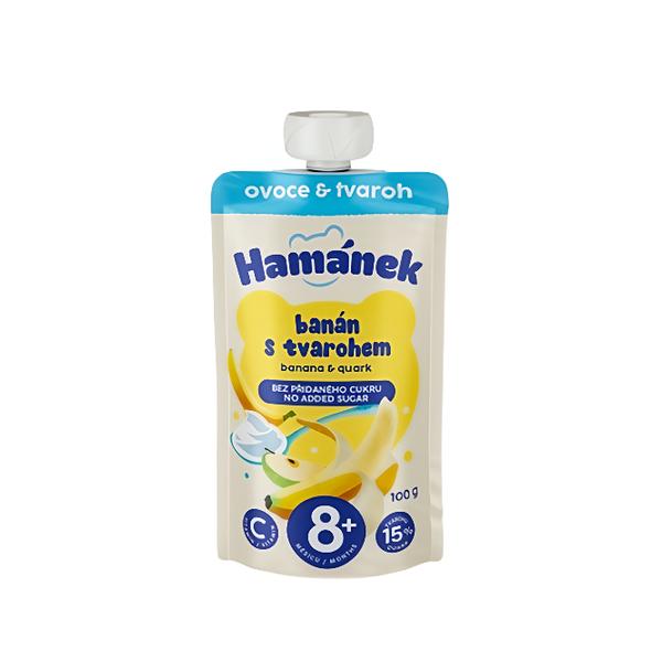 Hamánek banán s tvarohem