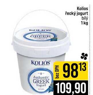 Kolios řecký jogurt bílý 1kg 