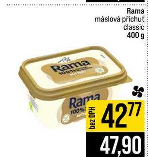 Rama máslová příchuť classic 400 g