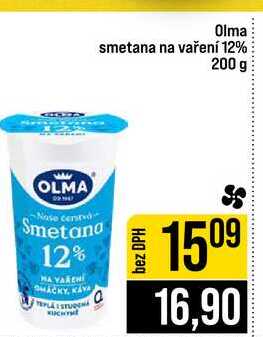 Olma smetana na vaření 12% 200 g