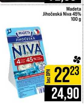 Madeta Jihočeská Niva 45% 100 g