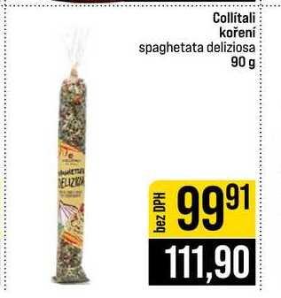 Collitali koření spaghetata deliziosa 90 g