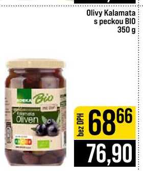 Olivy Kalamata s peckou BIO 350 g 